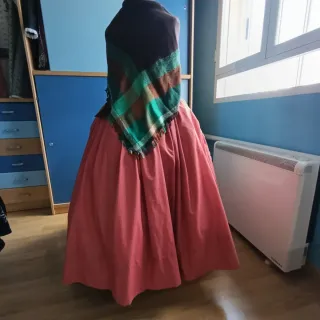 Conjunto regional negro y rosa