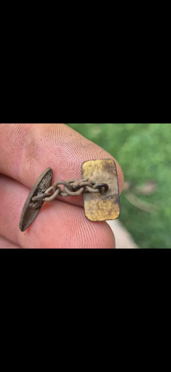 Gemelos Vintage Rayas Doradas y Negras