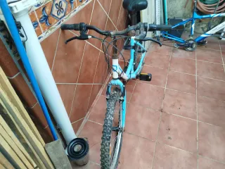 Bicicleta infantil azul