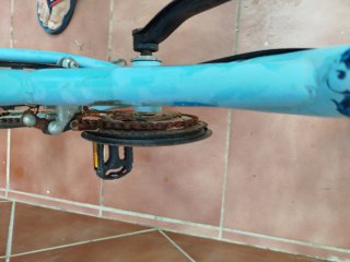Bicicleta infantil azul