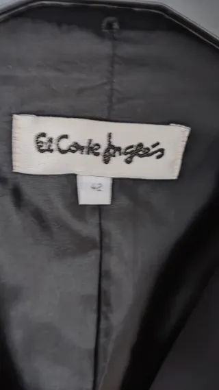 Blazer Negro El corte inglés 