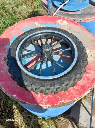Rueda trasera llanta minimoto cross