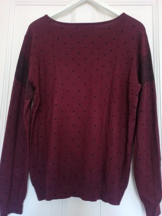 Jersey Escorpión, granate, talla L