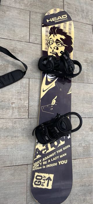 Tabla Snowboard HEAD 155cm + Fijaciones + Bolsa