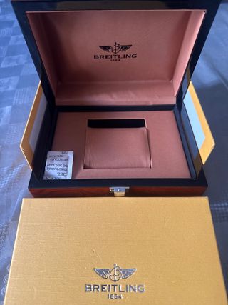 Caja de madera para reloj Breitling