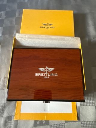 Caja de madera para reloj Breitling