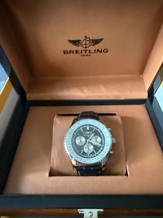 Caja de madera para reloj Breitling