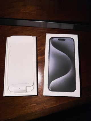 Scatola Apple iPhone 15 pro blu 128 gb 