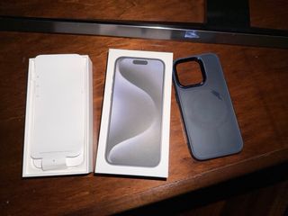 Scatola Apple iPhone 15 pro blu 128 gb 