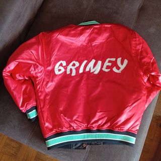 Chaqueta Bomber Reversible Grimey Roja/Negra
