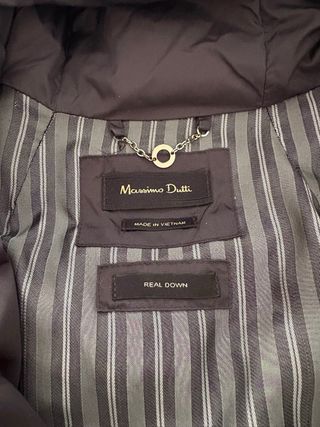 Plumífero Massimo Dutti Negro Extra Warm