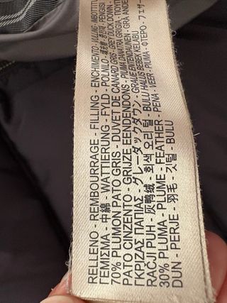 Plumífero Massimo Dutti Negro Extra Warm