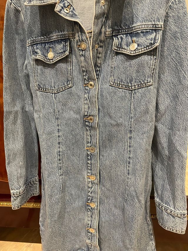 Vestido mini  vaquero de Mango usado 2 veces