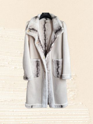 Italian luxury women’s winter double-face coat