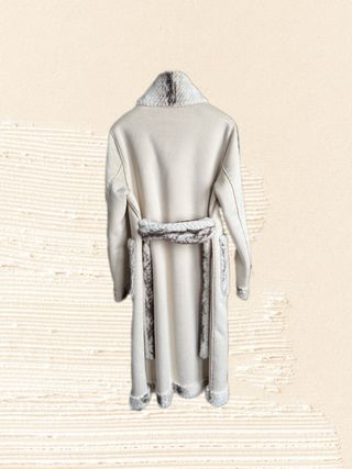 Italian luxury women’s winter double-face coat