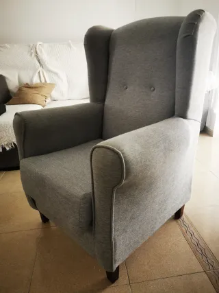 Sillón gris 
