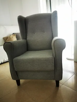 Sillón gris 