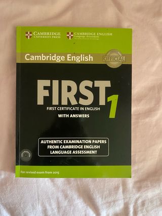 Cambridge English First 1 for Revised Exam from...