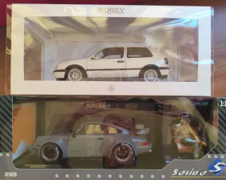 Reserva Ignacio. VW Golf y Porsche RWB