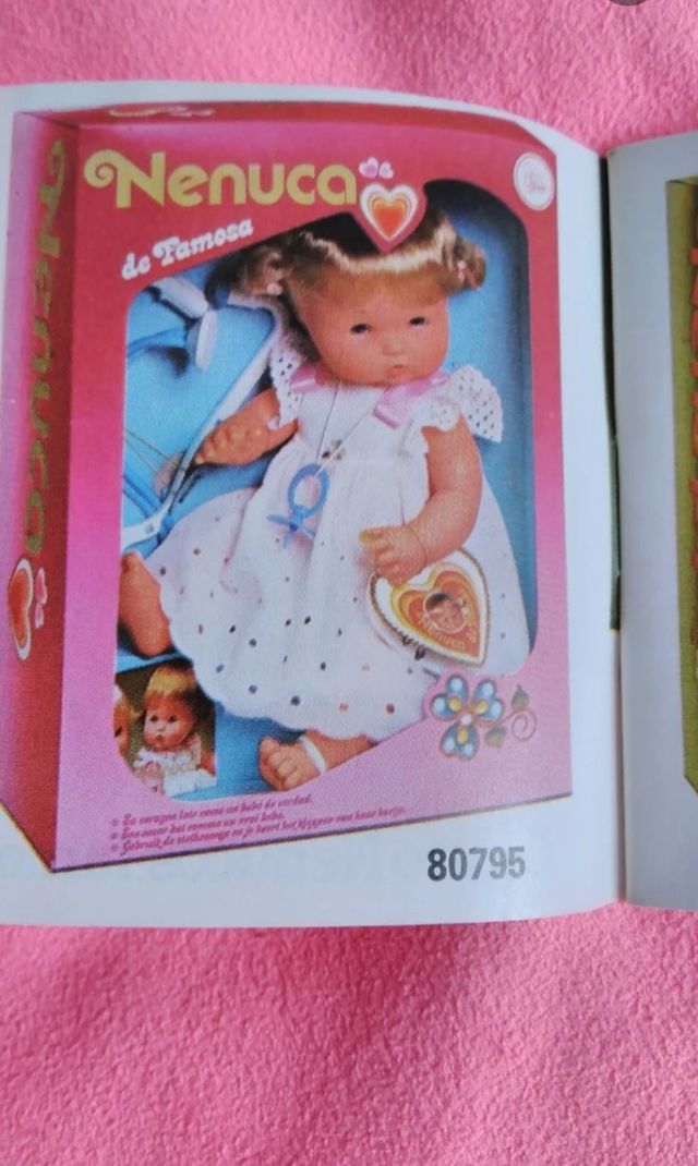 Muñeca Nenuca Vestido Rosa