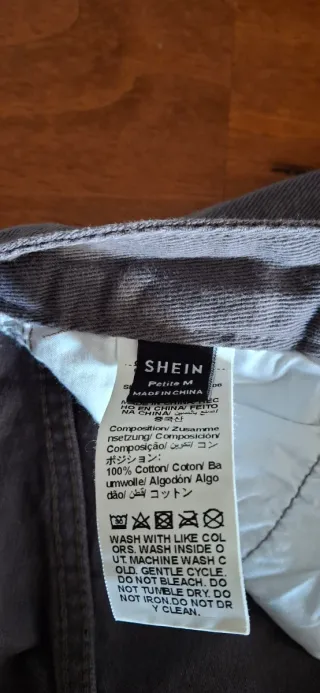 Pantalones anchos mujer grises