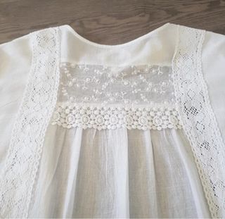Chaqueta Ibicenca Algodón Blanca