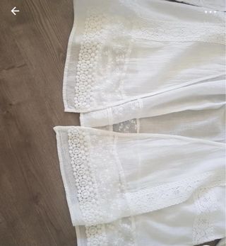 Chaqueta Ibicenca Algodón Blanca