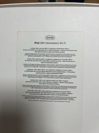 iPad 9ª Gen WiFi 64GB
