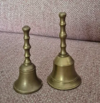 Set di 2 campane in bronzo