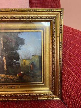 Dipinto olio vintage E. Gardini