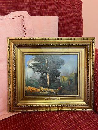 Dipinto olio vintage E. Gardini