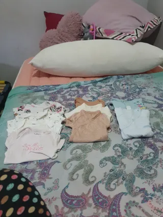Lote 3 Bodys Bebé Talla Única