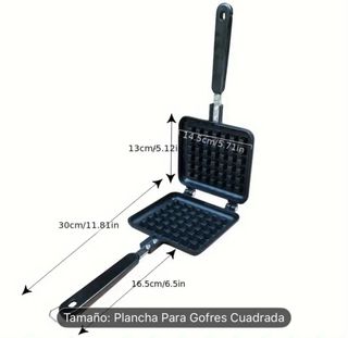 Plancha para gofres cuadrada