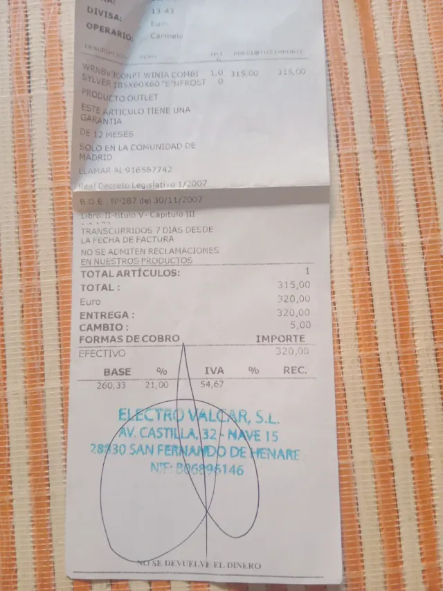 Nevera silver gris e"nfrost 
