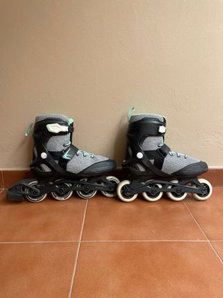 Patines Oxelo Talla 41 + Protectores Talla M