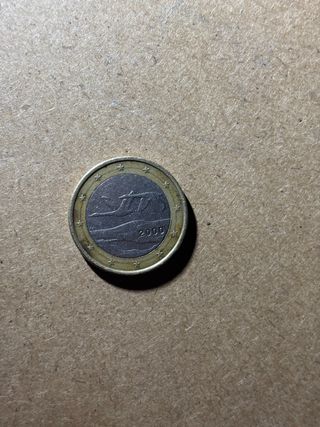 Moneda 1€ Finlandia 2000 Error Acuñación