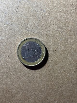 Moneda 1€ Finlandia 2000 Error Acuñación