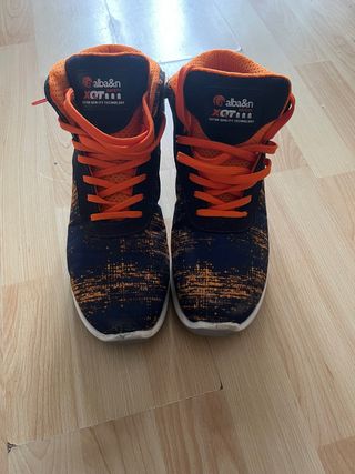 Zapatos de seguridad Alba&n Azul/Naranja