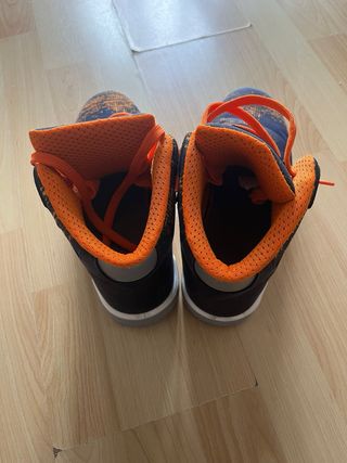 Zapatos de seguridad Alba&n Azul/Naranja