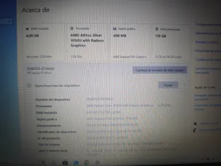 Portátil HP 15s-eq1034ns Plata
