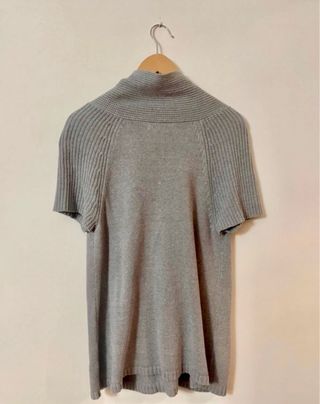 Jersey gris vintage cuello M