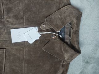 Chaqueta Zara efecto ante marrón Talla M