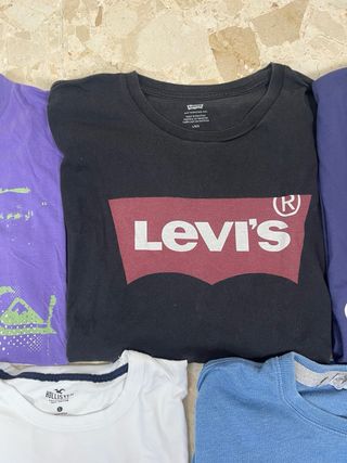 Lote camisetas hombre L | Levi’s, Hollister, Conve