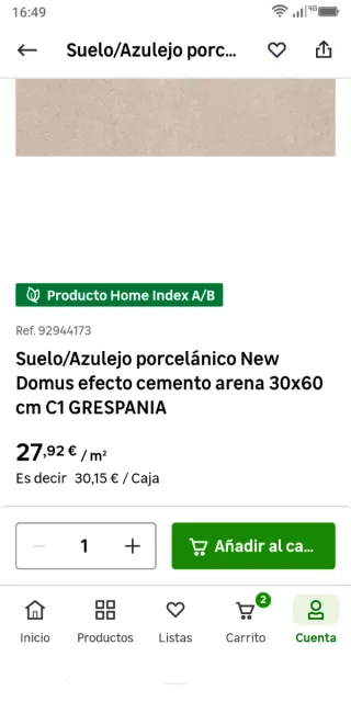 Azulejo porcelánico New Domus Arena 30x60