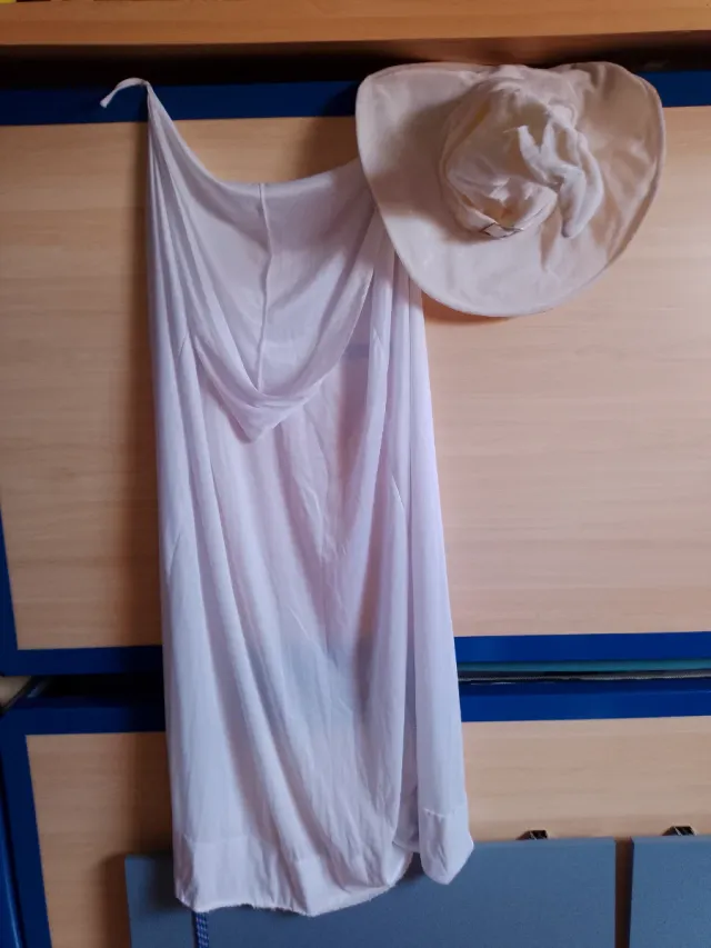 Disfraz Mago Blanco Talla Única