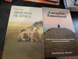 Libros: Memorias de África y Curación Emocional