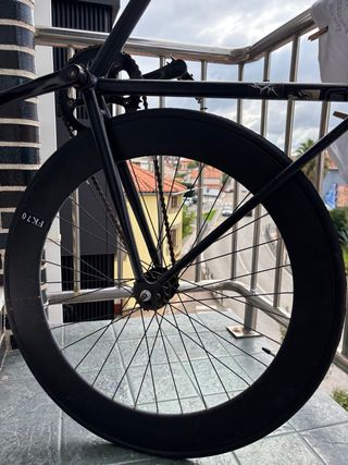 Bicicleta Fixie sin cambios