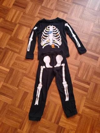 Pigiama Halloween Scheletro Luminescente