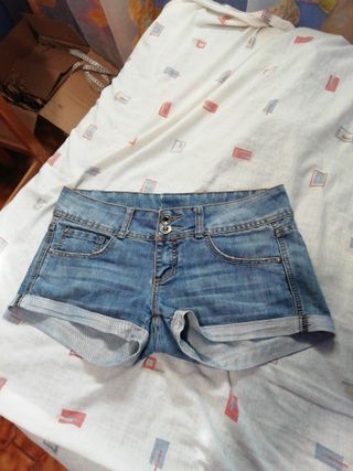 Pantalón corto vaquero mujer