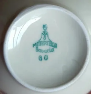 Servizio tazzine caffè Porcellana Tedesca Anni '5